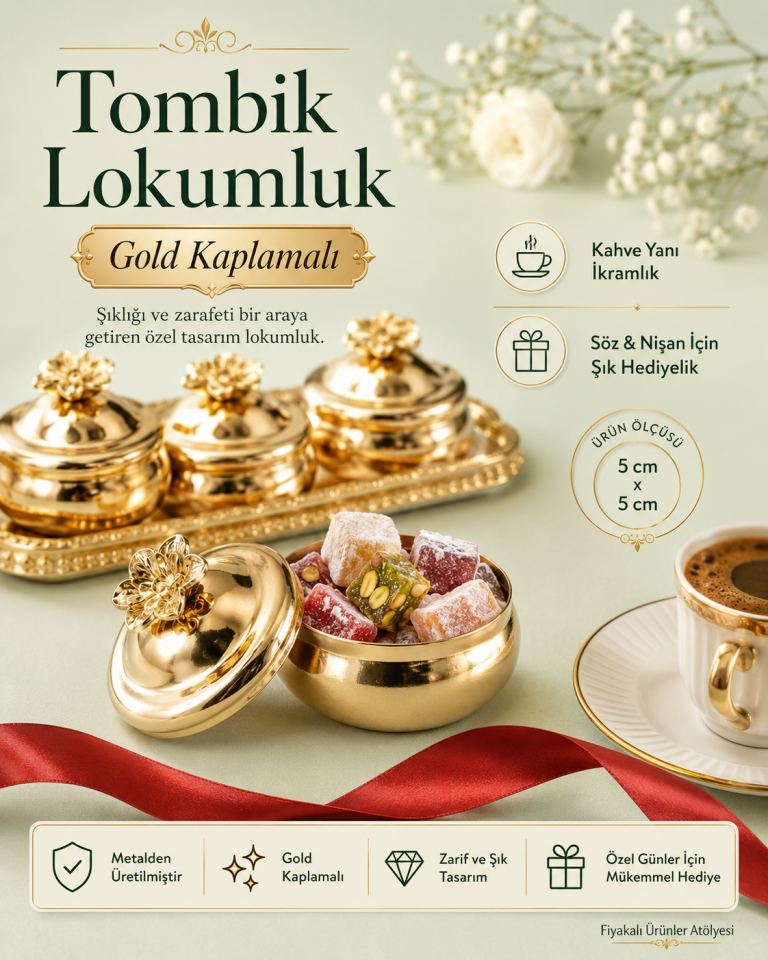 Gold Çiçekli